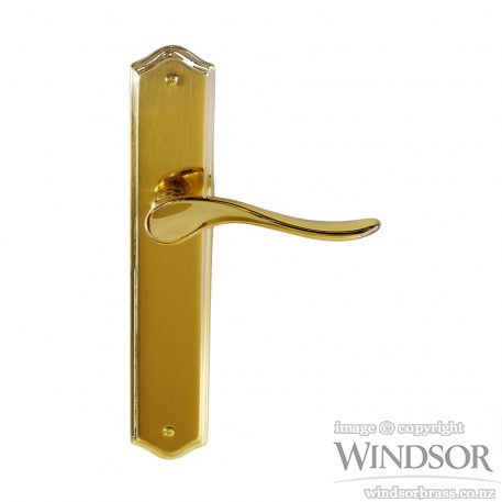 Windsor Brass Italian Haven Lever Longplate 8169