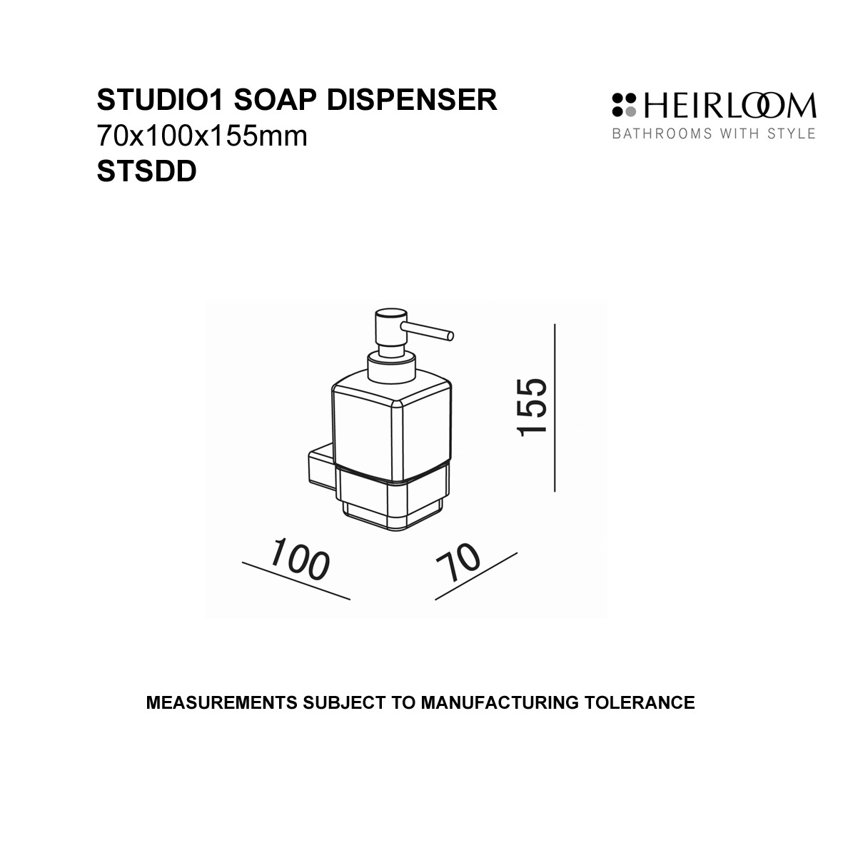 STUDIO 1 SOAP DISPENSER - Image 2