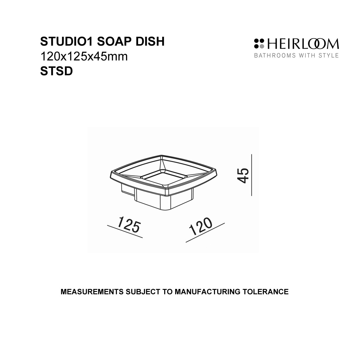STUDIO 1 SOAP DISH - Image 2