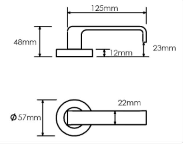 Schlage Form Series Costa QuickFix 304 Solid Stainless Steel - Image 2