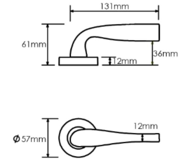 Schlage Form Series Picasso QuickFix 304 Solid Stainless Steel - Image 3