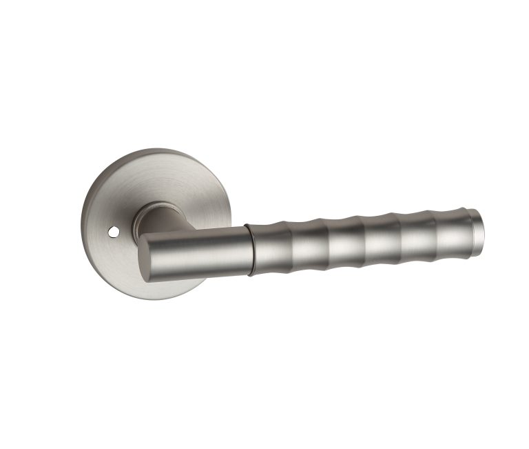 Round Low-Profile Rose in MBN finish with Solido Lever in FOUR different finishes